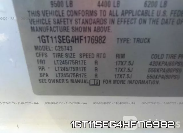 1GT11SEG4HF176982 фото 9