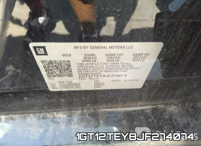 1GT12TEY8JF274074 фото 10