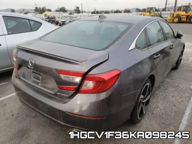 1HGCV1F36KA098245 фото 5
