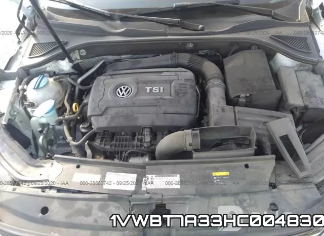 1VWBT7A33HC004830 фото 2