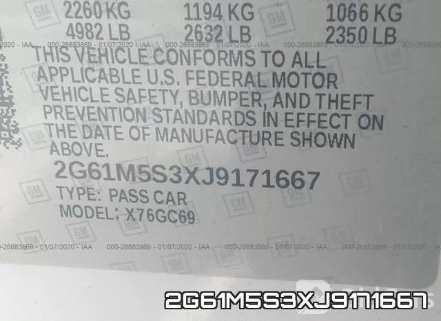 2G61M5S3XJ9171667 фото 10