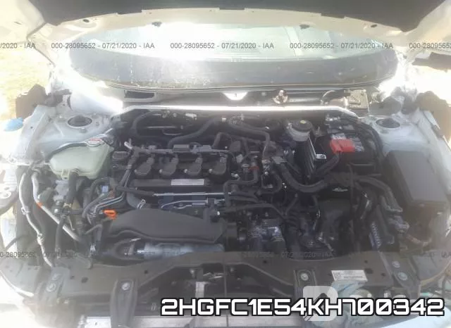 2HGFC1E54KH700342 фото 2