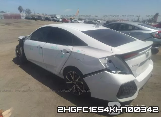 2HGFC1E54KH700342 фото 4