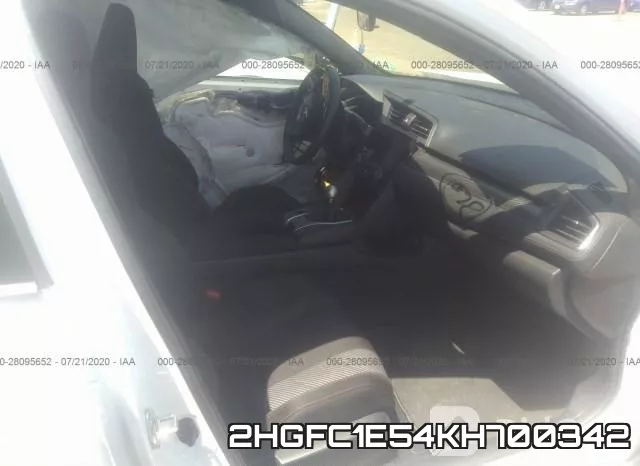 2HGFC1E54KH700342 фото 6