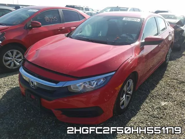 2HGFC2F50HH551179 фото 3