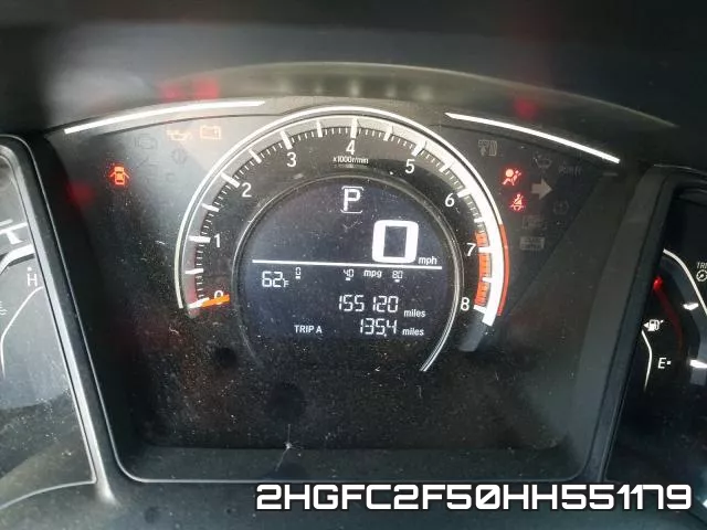 2HGFC2F50HH551179 фото 9