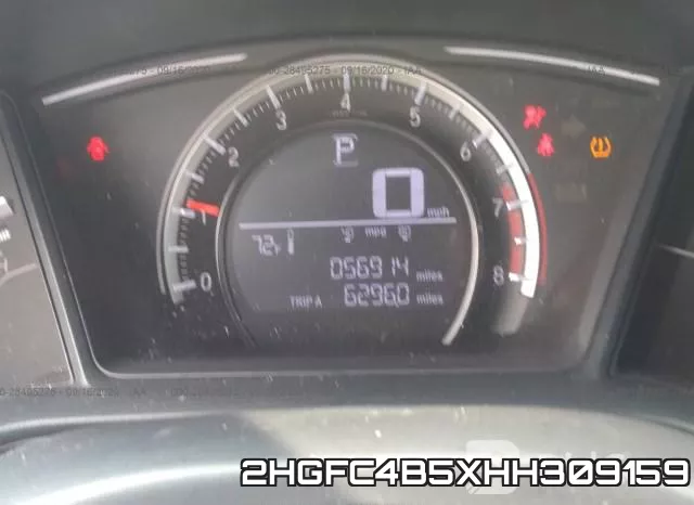 2HGFC4B5XHH309159 фото 8