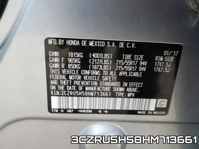 3CZRU5H58HM713661 фото 2