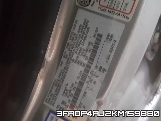 3FADP4AJ2KM159880 фото 2