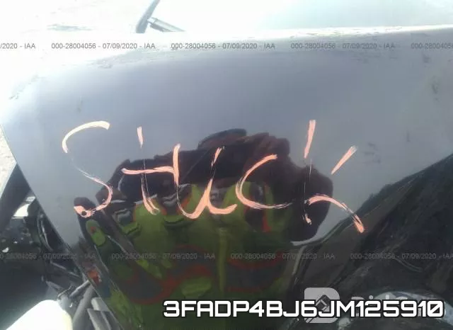 3FADP4BJ6JM125910 фото 2