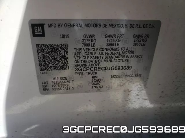3GCPCREC0JG593689 фото 2