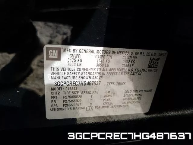 3GCPCREC7HG487637 фото 2