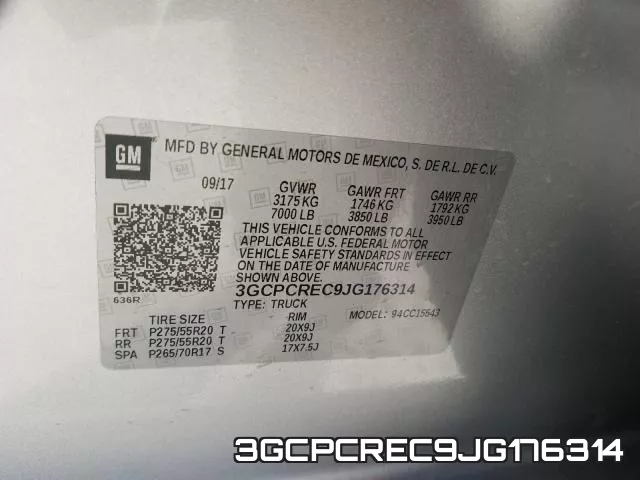 3GCPCREC9JG176314 фото 2
