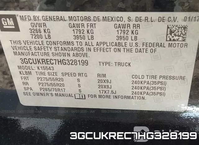 3GCUKREC7HG328199 фото 10