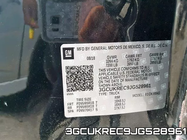 3GCUKREC9JG528961 фото 2