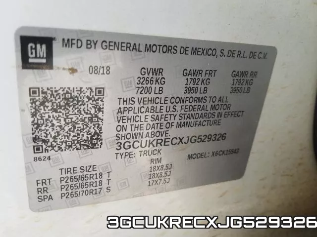 3GCUKRECXJG529326 фото 2