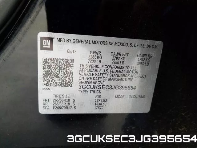 3GCUKSEC3JG395654 фото 2
