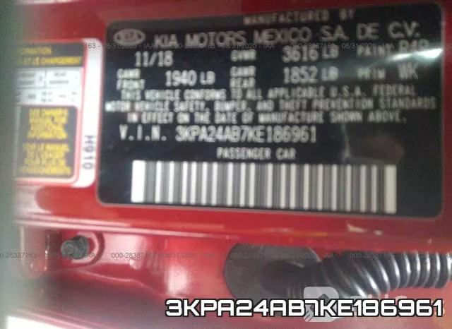 3KPA24AB7KE186961 фото 10