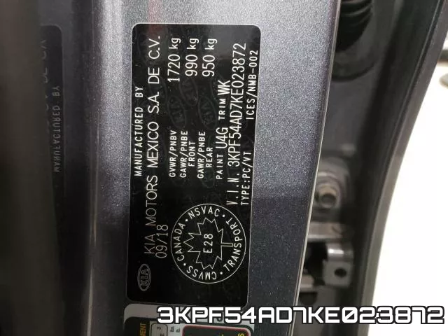 3KPF54AD7KE023872 фото 2