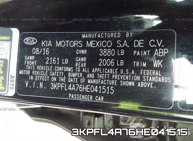 3KPFL4A76HE041515 фото 10