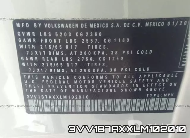 3VV1B7AXXLM102010 фото 10