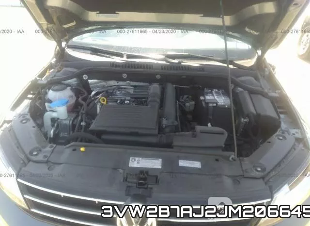 3VW2B7AJ2JM206645 фото 2