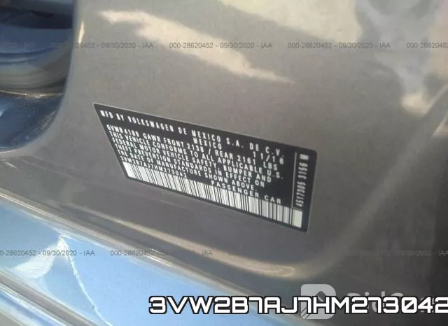 3VW2B7AJ7HM273042 фото 10