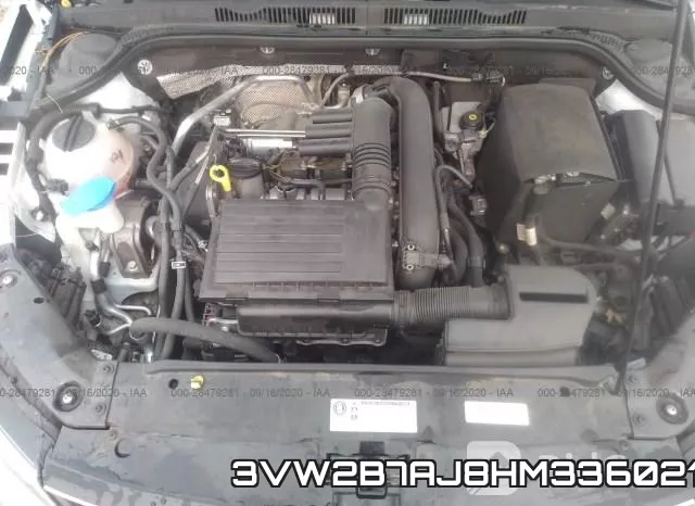 3VW2B7AJ8HM336021 фото 2