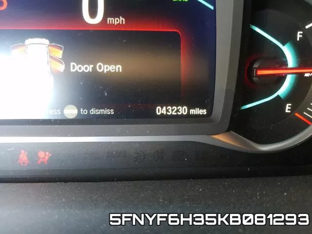 5FNYF6H35KB081293 фото 9