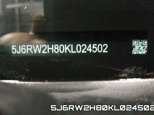 5J6RW2H80KL024502 фото 2