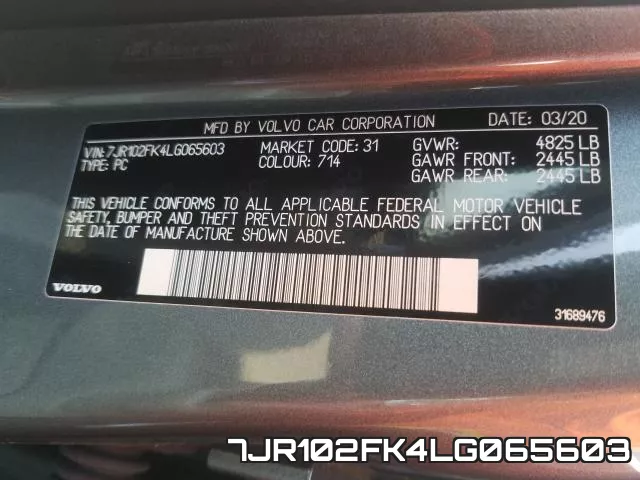 7JR102FK4LG065603 фото 2