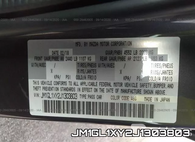 JM1GL1XY2J1303803 фото 10