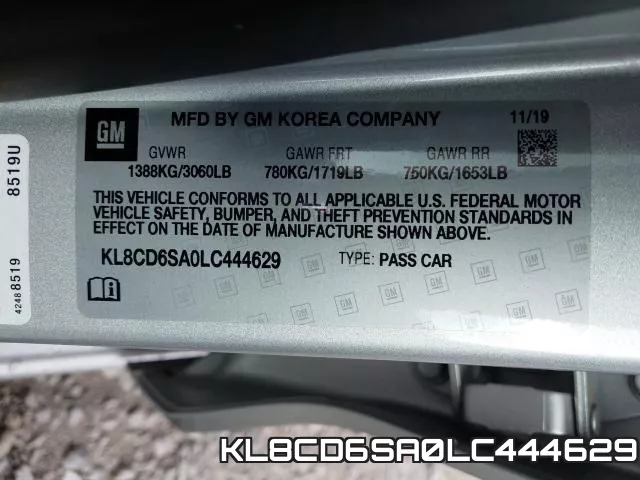 KL8CD6SA0LC444629 фото 2