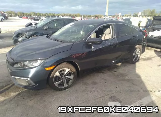 19XFC2F60KE040694 фото 3