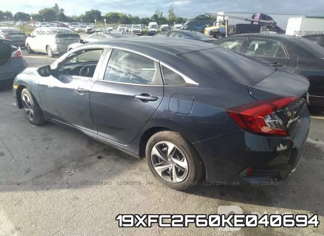 19XFC2F60KE040694 фото 4