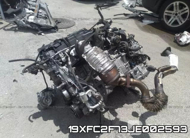 19XFC2F73JE002593 фото 2