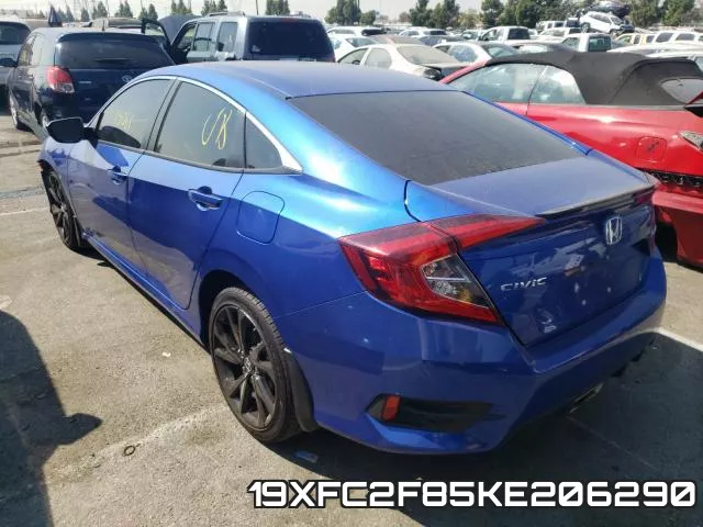19XFC2F85KE206290 фото 4