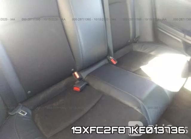 19XFC2F87KE013736 фото 9