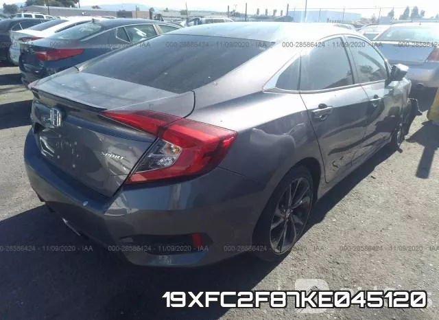 19XFC2F87KE045120 фото 5