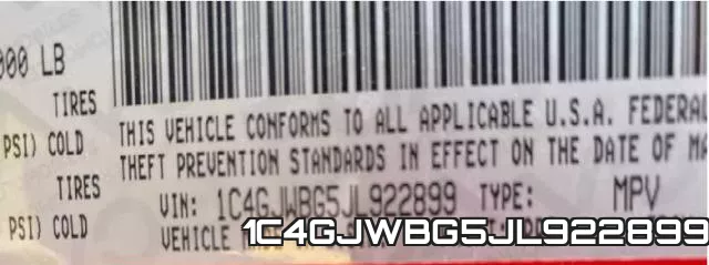 1C4GJWBG5JL922899 фото 2
