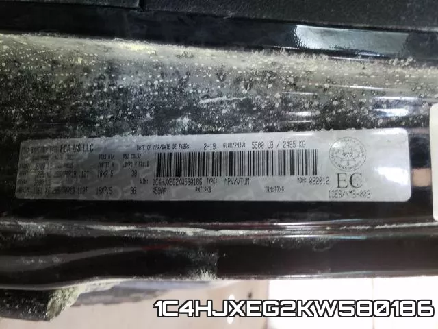 1C4HJXEG2KW580186 фото 2