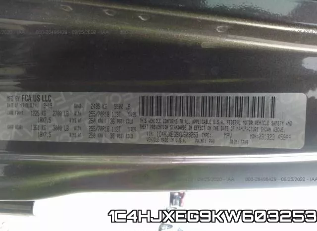 1C4HJXEG9KW603253 фото 10