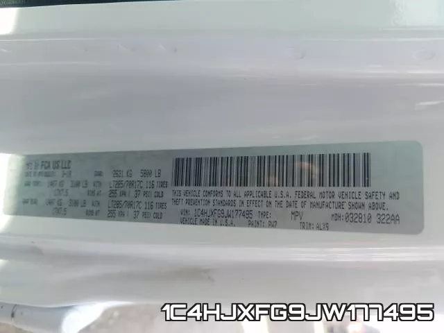 1C4HJXFG9JW177495 фото 2