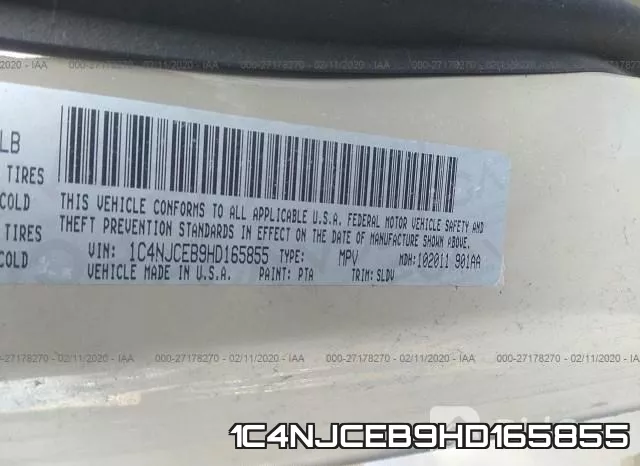 1C4NJCEB9HD165855 фото 10