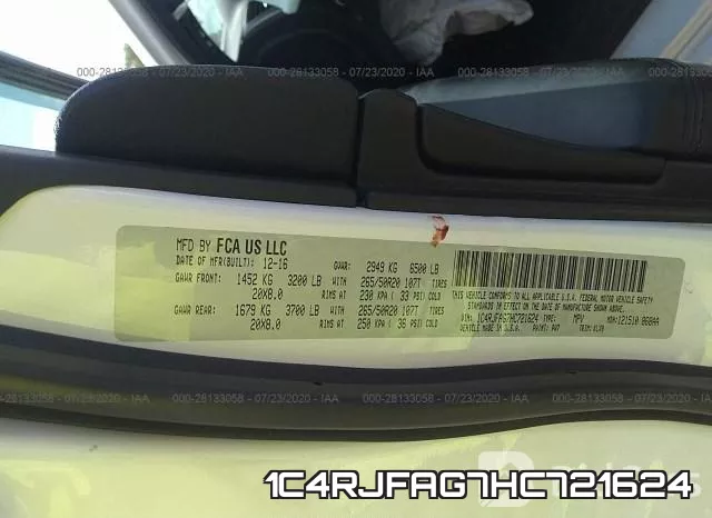1C4RJFAG7HC721624 фото 10
