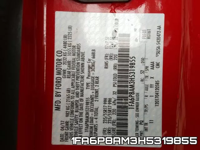 1FA6P8AM3H5319855 фото 2
