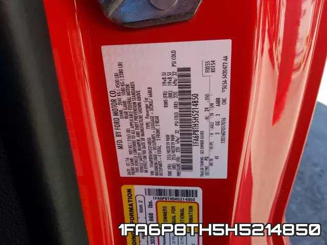 1FA6P8TH5H5214850 фото 2