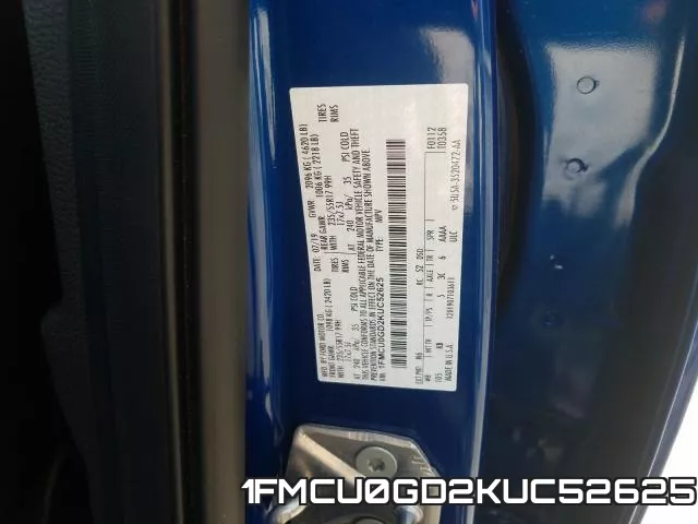 1FMCU0GD2KUC52625 фото 2