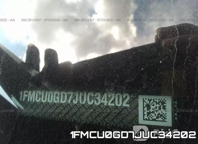 1FMCU0GD7JUC34202 фото 10
