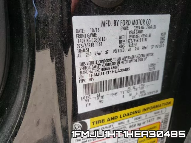 1FMJU1HT1HEA30485 фото 2